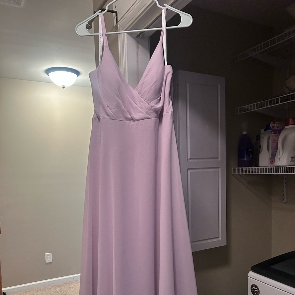Azazie Frosted Lilac Bridesmaid Dress